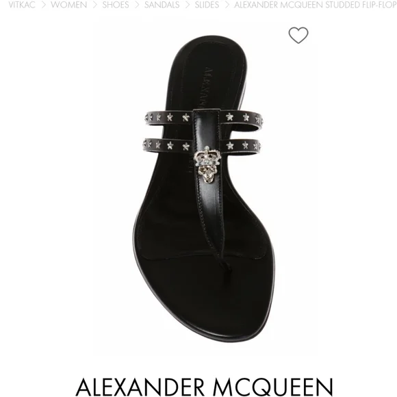Alexander Mcqueen🔥🔥4X HOST PICK🔥🔥 Studded Flip Flops - Picture 1 of 16